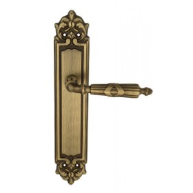 Дверная ручка Venezia ANNETA на планке PL96 матовая бронза Дверная ручка Venezia ANNETA на планке PL96 матовая бронза