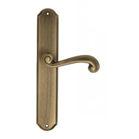 Дверная ручка Venezia CARNEVALE на планке PL02 матовая бронза Дверная ручка Venezia CARNEVALE на планке PL02 матовая бронза