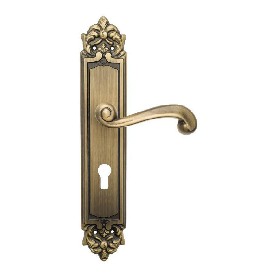 Дверная ручка Venezia CARNEVALE CYL на планке PL96 матовая бронза Дверная ручка Venezia CARNEVALE CYL на планке PL96 матовая бронза