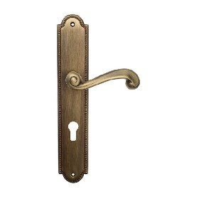 Дверная ручка Venezia CARNEVALE CYL на планке PL98 матовая бронза Дверная ручка Venezia CARNEVALE CYL на планке PL98 матовая бронза