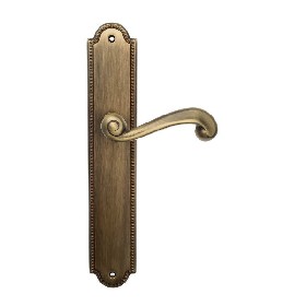 Дверная ручка Venezia CARNEVALE на планке PL98 матовая бронза Дверная ручка Venezia CARNEVALE на планке PL98 матовая бронза