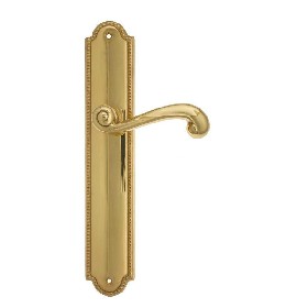 Дверная ручка Venezia CARNEVALE на планке PL98 полированная латунь Дверная ручка Venezia CARNEVALE на планке PL98 полированная латунь