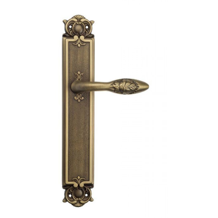 Дверная ручка Venezia CASANOVA на планке PL97 матовая бронза