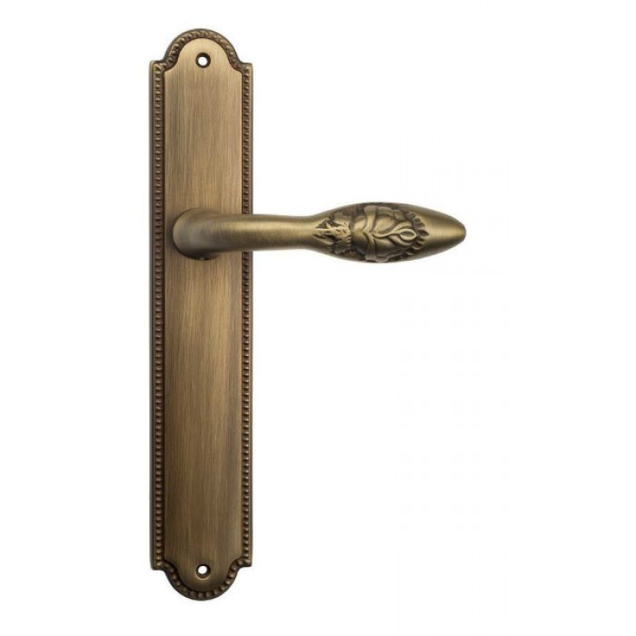 Дверная ручка Venezia CASANOVA на планке PL98 матовая бронза