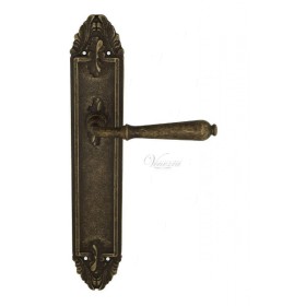 Дверная ручка Venezia CLASSIC на планке PL90 матовая бронза