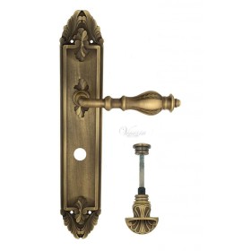 Дверная ручка Venezia GIFESTION WC-4 на планке PL90 матовая бронза Дверная ручка Venezia GIFESTION WC-4 на планке PL90 матовая бронза