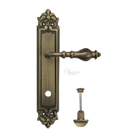 Дверная ручка Venezia GIFESTION WC на планке PL96 матовая бронза Дверная ручка Venezia GIFESTION WC на планке PL96 матовая бронза