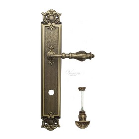 Дверная ручка Venezia GIFESTION WC-4 на планке PL97 матовая бронза Дверная ручка Venezia GIFESTION WC-4 на планке PL97 матовая бронза