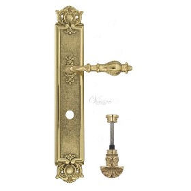 Дверная ручка Venezia GIFESTION WC-4 на планке PL97 полированная латунь Дверная ручка Venezia GIFESTION WC-4 на планке PL97 полированная латунь