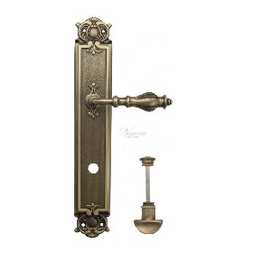 Дверная ручка Venezia GIFESTION WC на планке PL97 матовая бронза Дверная ручка Venezia GIFESTION WC на планке PL97 матовая бронза