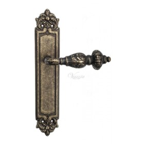 Дверная ручка Venezia LUCRECIA на планке PL96 античная бронза Дверная ручка Venezia LUCRECIA на планке PL96 античная бронза