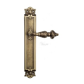 Дверная ручка Venezia LUCRECIA на планке PL97 матовая бронза Дверная ручка Venezia LUCRECIA на планке PL97 матовая бронза