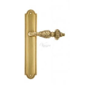 Дверная ручка Venezia LUCRECIA на планке PL98 полированная латунь Дверная ручка Venezia LUCRECIA на планке PL98 полированная латунь