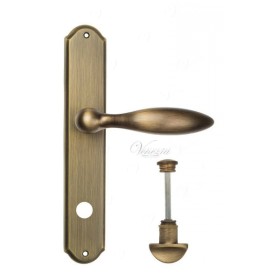 Дверная ручка Venezia MAGGIORE WC на планке PL02 матовая бронза Дверная ручка Venezia MAGGIORE WC на планке PL02 матовая бронза