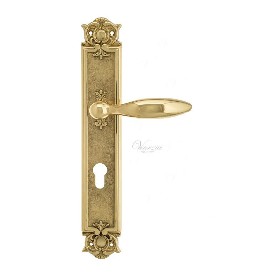 Дверная ручка Venezia MAGGIORE CYL на планке PL97 полированная латунь Дверная ручка Venezia MAGGIORE CYL на планке PL97 полированная латунь