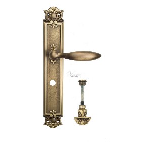 Дверная ручка Venezia MAGGIORE WC-4 на планке PL97 матовая бронза Дверная ручка Venezia MAGGIORE WC-4 на планке PL97 матовая бронза
