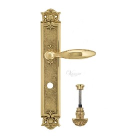 Дверная ручка Venezia MAGGIORE WC-4 на планке PL97 полированная латунь Дверная ручка Venezia MAGGIORE WC-4 на планке PL97 полированная латунь