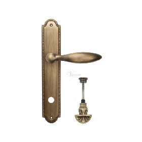 Дверная ручка Venezia MAGGIORE WC-4 на планке PL98 матовая бронза Дверная ручка Venezia MAGGIORE WC-4 на планке PL98 матовая бронза