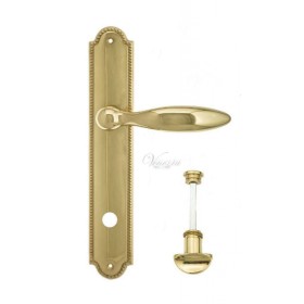 Дверная ручка Venezia MAGGIORE WC на планке PL98 полированная латунь Дверная ручка Venezia MAGGIORE WC на планке PL98 полированная латунь