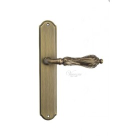 Дверная ручка Venezia MONTE CRISTO на планке PL02 матовая бронза Дверная ручка Venezia MONTE CRISTO на планке PL02 матовая бронза