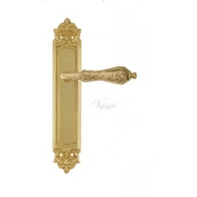 Дверная ручка Venezia MONTE CRISTO на планке PL96 полированная латунь Дверная ручка Venezia MONTE CRISTO на планке PL96 полированная латунь