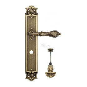 Дверная ручка Venezia MONTE CRISTO WC-4 на планке PL97 матовая бронза Дверная ручка Venezia MONTE CRISTO WC-4 на планке PL97 матовая бронза