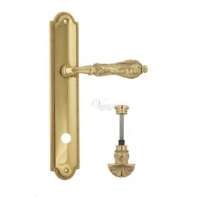 Дверная ручка Venezia MONTE CRISTO WC-4 на планке PL98 полированная латунь Дверная ручка Venezia MONTE CRISTO WC-4 на планке PL98 полированная латунь