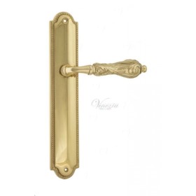 Дверная ручка Venezia MONTE CRISTO на планке PL98 полированная латунь Дверная ручка Venezia MONTE CRISTO на планке PL98 полированная латунь