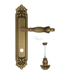 Дверная ручка Venezia OLIMPIO WC-4 на планке PL96 матовая бронза Дверная ручка Venezia OLIMPIO WC-4 на планке PL96 матовая бронза