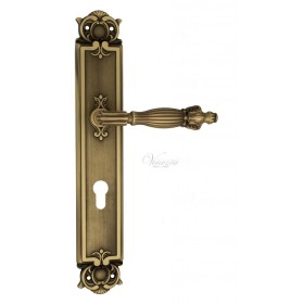 Дверная ручка Venezia OLIMPIO CYL на планке PL97 матовая бронза Дверная ручка Venezia OLIMPIO CYL на планке PL97 матовая бронза