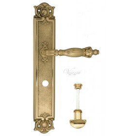 Дверная ручка Venezia OLIMPIO WC на планке PL97 полированная латунь Дверная ручка Venezia OLIMPIO WC на планке PL97 полированная латунь