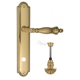 Дверная ручка Venezia OLIMPIO WC-4 на планке PL98 полированная латунь Дверная ручка Venezia OLIMPIO WC-4 на планке PL98 полированная латунь