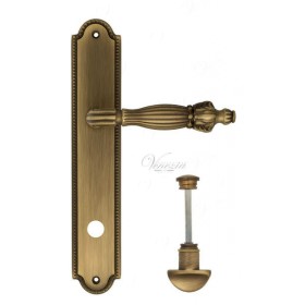 Дверная ручка Venezia OLIMPIO WC на планке PL98 матовая бронза Дверная ручка Venezia OLIMPIO WC на планке PL98 матовая бронза