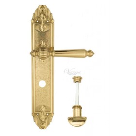 Дверная ручка Venezia PELLESTRINA WC на планке PL90 полированная латунь Дверная ручка Venezia PELLESTRINA WC на планке PL90 полированная латунь