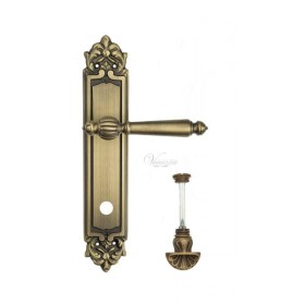 Дверная ручка Venezia PELLESTRINA WC-4 на планке PL96 матовая бронза Дверная ручка Venezia PELLESTRINA WC-4 на планке PL96 матовая бронза