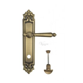 Дверная ручка Venezia PELLESTRINA WC на планке PL96 матовая бронза Дверная ручка Venezia PELLESTRINA WC на планке PL96 матовая бронза