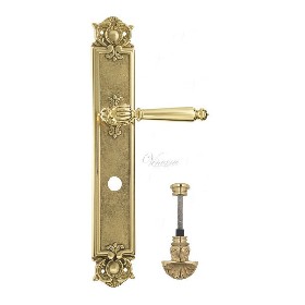Дверная ручка Venezia PELLESTRINA WC-4 на планке PL97 полированная латунь Дверная ручка Venezia PELLESTRINA WC-4 на планке PL97 полированная латунь