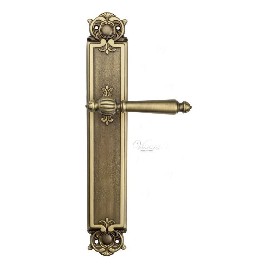 Дверная ручка Venezia PELLESTRINA на планке PL97 матовая бронза Дверная ручка Venezia PELLESTRINA на планке PL97 матовая бронза