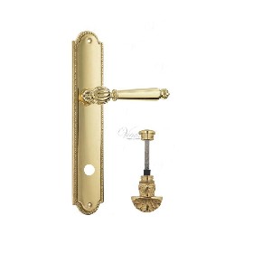 Дверная ручка Venezia PELLESTRINA WC-4 на планке PL98 полированная латунь Дверная ручка Venezia PELLESTRINA WC-4 на планке PL98 полированная латунь