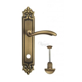 Дверная ручка Venezia VERSALE WC на планке PL96 матовая бронза Дверная ручка Venezia VERSALE WC на планке PL96 матовая бронза