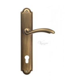 Дверная ручка Venezia VERSALE CYL на планке PL98 матовая бронза Дверная ручка Venezia VERSALE CYL на планке PL98 матовая бронза