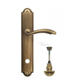 Дверная ручка Venezia VERSALE WC-4 на планке PL98 матовая бронза Дверная ручка Venezia VERSALE WC-4 на планке PL98 матовая бронза