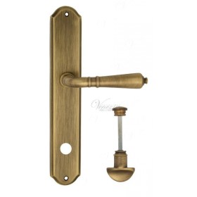 Дверная ручка Venezia VIGNOLE WC на планке PL02 матовая бронза Дверная ручка Venezia VIGNOLE WC на планке PL02 матовая бронза