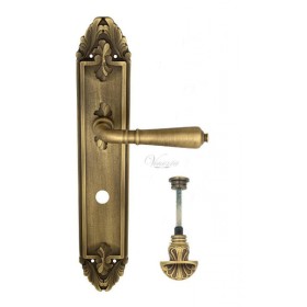 Дверная ручка Venezia VIGNOLE WC-4 на планке PL90 матовая бронза Дверная ручка Venezia VIGNOLE WC-4 на планке PL90 матовая бронза