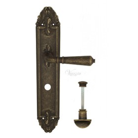 Дверная ручка Venezia VIGNOLE WC на планке PL90 античная бронза Дверная ручка Venezia VIGNOLE WC на планке PL90 античная бронза