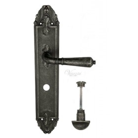 Дверная ручка Venezia VIGNOLE WC на планке PL90 античное серебро Дверная ручка Venezia VIGNOLE WC на планке PL90 античное серебро