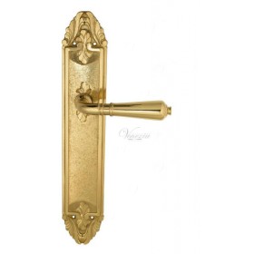 Дверная ручка Venezia VIGNOLE на планке PL90 полированная латунь Дверная ручка Venezia VIGNOLE на планке PL90 полированная латунь