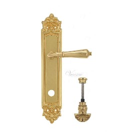 Дверная ручка Venezia VIGNOLE WC-4 на планке PL96 полированная латунь Дверная ручка Venezia VIGNOLE WC-4 на планке PL96 полированная латунь
