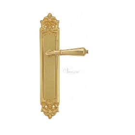 Дверная ручка Venezia VIGNOLE на планке PL96 полированная латунь Дверная ручка Venezia VIGNOLE на планке PL96 полированная латунь