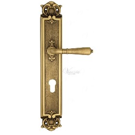 Дверная ручка Venezia VIGNOLE CYL на планке PL97 матовая бронза Дверная ручка Venezia VIGNOLE CYL на планке PL97 матовая бронза